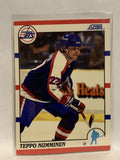 #176 Teppo Numminen Winnipeg Jets 1990 Score Hockey Card