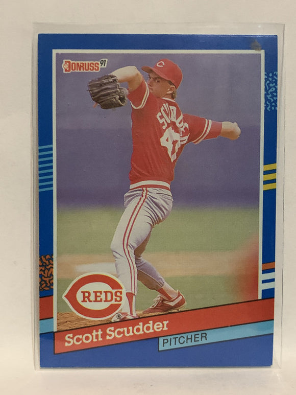 #265 William Scott Scudder Cincinnati Reds 1991 Donruss Baseball Card