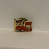 Ontario Provincial Flag Lapel Hat Pin
