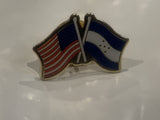 USA Honduras Friendship Flags Lapel Hat Pin