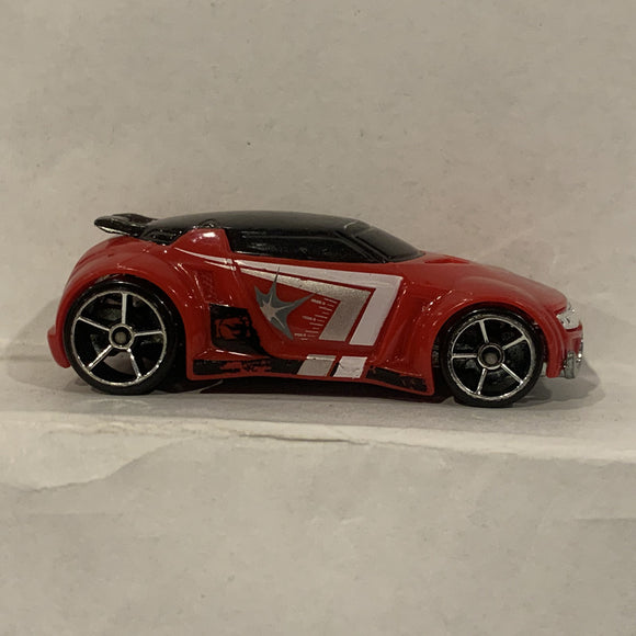 Red  High Voltage Hot Wheels Diecast Car BO