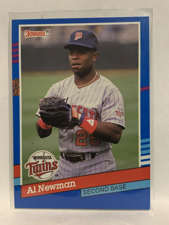 #208 Al Newman Minnesota Twins 1991 Donruss Baseball Card