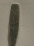 Noel 1982 Candle Souvenir Spoon