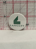 Langley Logo Button Pinback