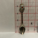 Medicine Hat Alta Alberta Wild Rose Collectable Souvenir Spoon EA
