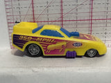 Yellow NHRA Drag Racing Hot Rod NHRA Diecast Car