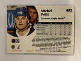 #492 Michel Petit Toronto Maple Leafs 1991-92 Pro Set Hockey Card