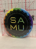 Students Association of Macewan University SAMU Button Pinback