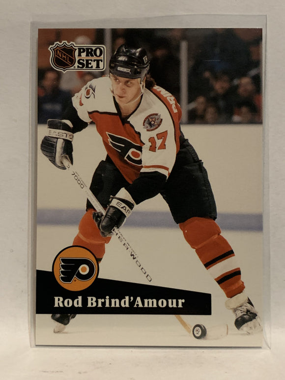 #453 Rod Brind'Amour Philadelphia Flyers 1991-92 Pro Set Hockey Card