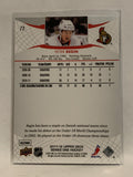 #72 Peter Regin Ottawa Senators 2011-12 Upper Deck Series One Hockey Card