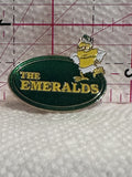 The Emeralds Mascot Sports  Lapel Pin