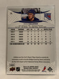 #76 Ryan Callahan New York Rangers 2011-12 Upper Deck Series One Hockey Card