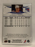 #77 Brandon Dubinsky New York Rangers 2011-12 Upper Deck Series One Hockey Card