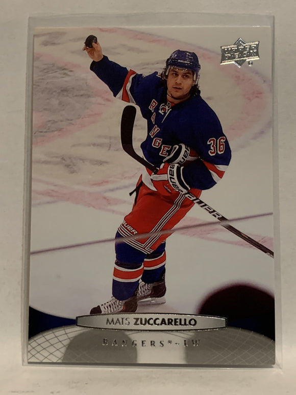 #78 Mats Zuccarello New York Rangers 2011-12 Upper Deck Series One Hockey Card
