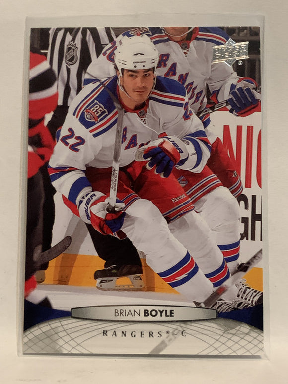 #79 Brian Boyle New York Rangers 2011-12 Upper Deck Series One Hockey Card