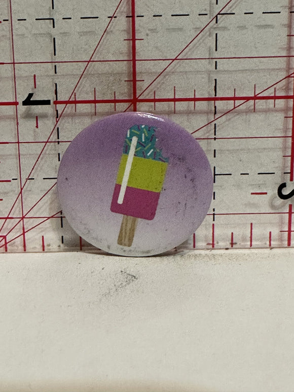 Popsicle Button Pinback