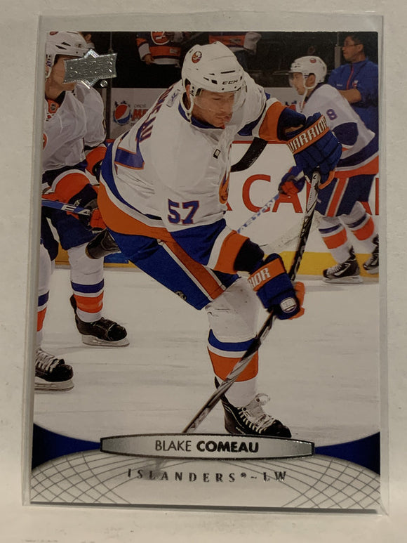 #83 Blake Comeau New York Islanders 2011-12 Upper Deck Series One Hockey Card