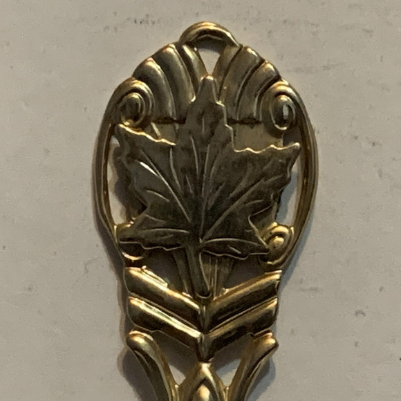 Ottawa Canada Maple Leaf Ontario Collectable Souvenir Spoon BU