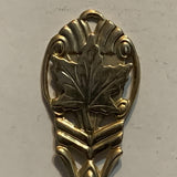 Ottawa Canada Maple Leaf Ontario Collectable Souvenir Spoon BU