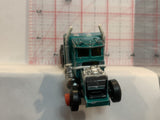 Blue Semi Truck Kenworth  Majorette Loose Diecast Car 1/64 IA