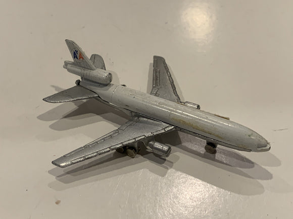 White American Airlines DC 10 A115 Plane Toy Car Vehicle