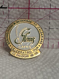 Glenns Cafes Serving Food Beverages to Calgarians  Lapel Pin