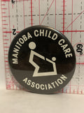 Manitoba Child Care Association Logo Button Pinback