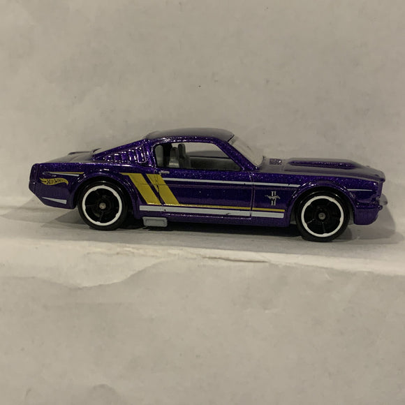 Purple 65 Mustang Fastback ©2007 Hot Wheels Diecast Car BH