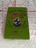 Macklin Kinettes Zone 7 District 8  Lapel Pin