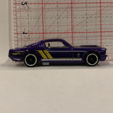 Purple 65 Mustang Fastback ©2007 Hot Wheels Diecast Car BH