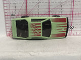 Green 808 Flames Racer Unbranded Diecast Car
