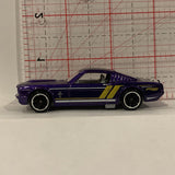 Purple 65 Mustang Fastback ©2007 Hot Wheels Diecast Car BH
