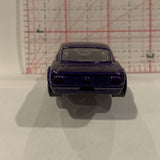 Purple 65 Mustang Fastback ©2007 Hot Wheels Diecast Car BH