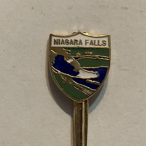 Niagara Falls Scene Collectable Souvenir Spoon BV