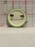Green Squishy Face Button Pinback