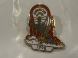Harolds Club 1990 Chuckwagen Lapel Hat Pin