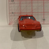 Red Circle Trucker ©2010 Hot Wheels Diecast Car BH