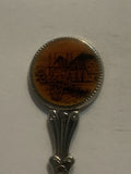Village Houses Souvenir Spoon