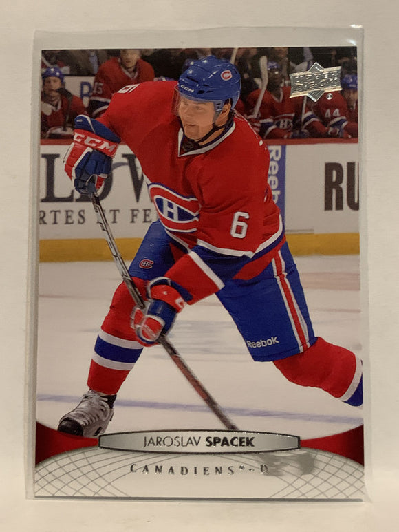 #104 Jaroslav Spacek Montreal Canadiens 2011-12 Upper Deck Series One Hockey Card