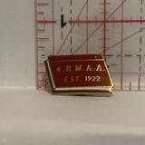 A.R.M.A.A. est 1922 Alberta Rural Municipal Administrators Lapel Hat Pin