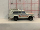 White Ambulance Majorette Loose Diecast Car 1/64 IB