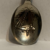 Summerland BC Peach Sail Boat Collectable Souvenir Spoon EB