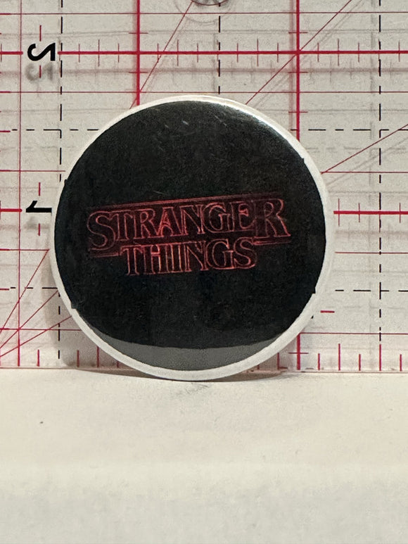 Stranger Things TV Show Button Pinback