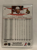 #67 Daniel Alfredsson Ottawa Senators 2011-12 Upper Deck Series One Hockey Card