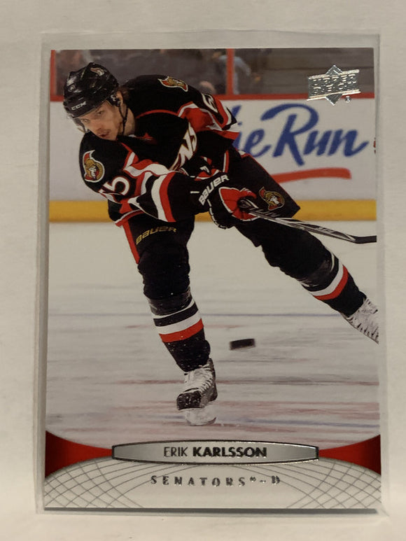 #68 Erik Karlsson Ottawa Senators 2011-12 Upper Deck Series One Hockey Card