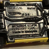 Yellow Fire Chief Mitsubishi Eclipse Concept Car  Hot Wheels Diecast Car BH