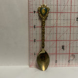 Saskatchewan Prairie Liy Flower Collectable Souvenir Spoon EC