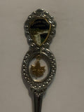 Niagara Falls Ontario Canada Maple Leaf Souvenir Spoon