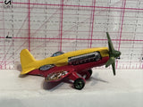 Yellow #04 HWDDVL Plane L26 Hot Wheels Diecast Car