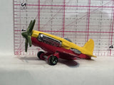 Yellow #04 HWDDVL Plane L26 Hot Wheels Diecast Car